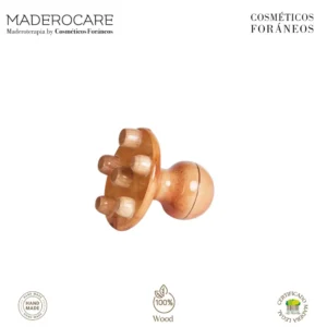 Masajeador Corporal Maderoterapia | Champiñon Mediano 7 Puntas (11 x 9,5 cm)