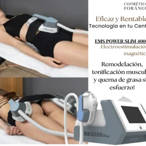 Sistema de Electroestimulación Muscular Avanzada de Alta Intensidad (3000W - 2 Sondas)