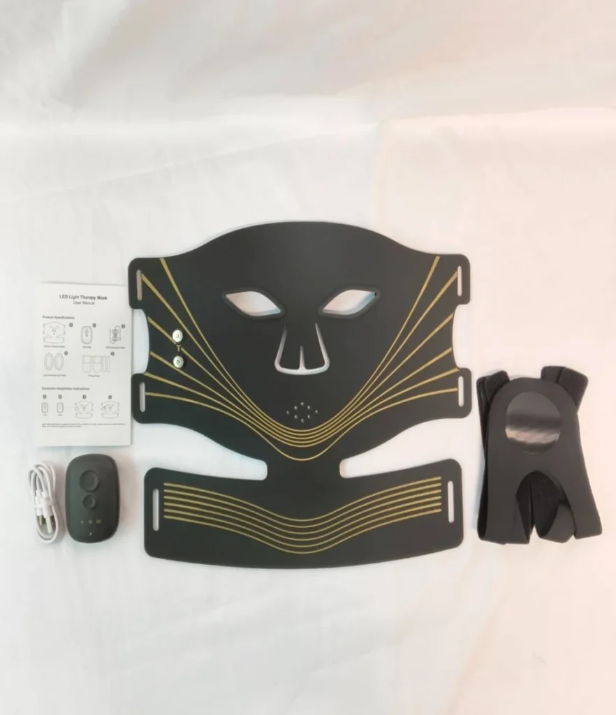 Máscara LED de Silicona Flexible – 4 Colores de Fototerapia Profesional