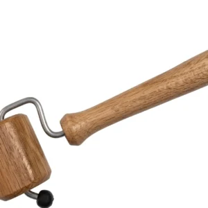 Smooth mini-roller for facial use for wood therapy